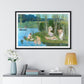 Summer (1891) by Pierre Puvis de Chavannes, from the Original, Framed Art Print