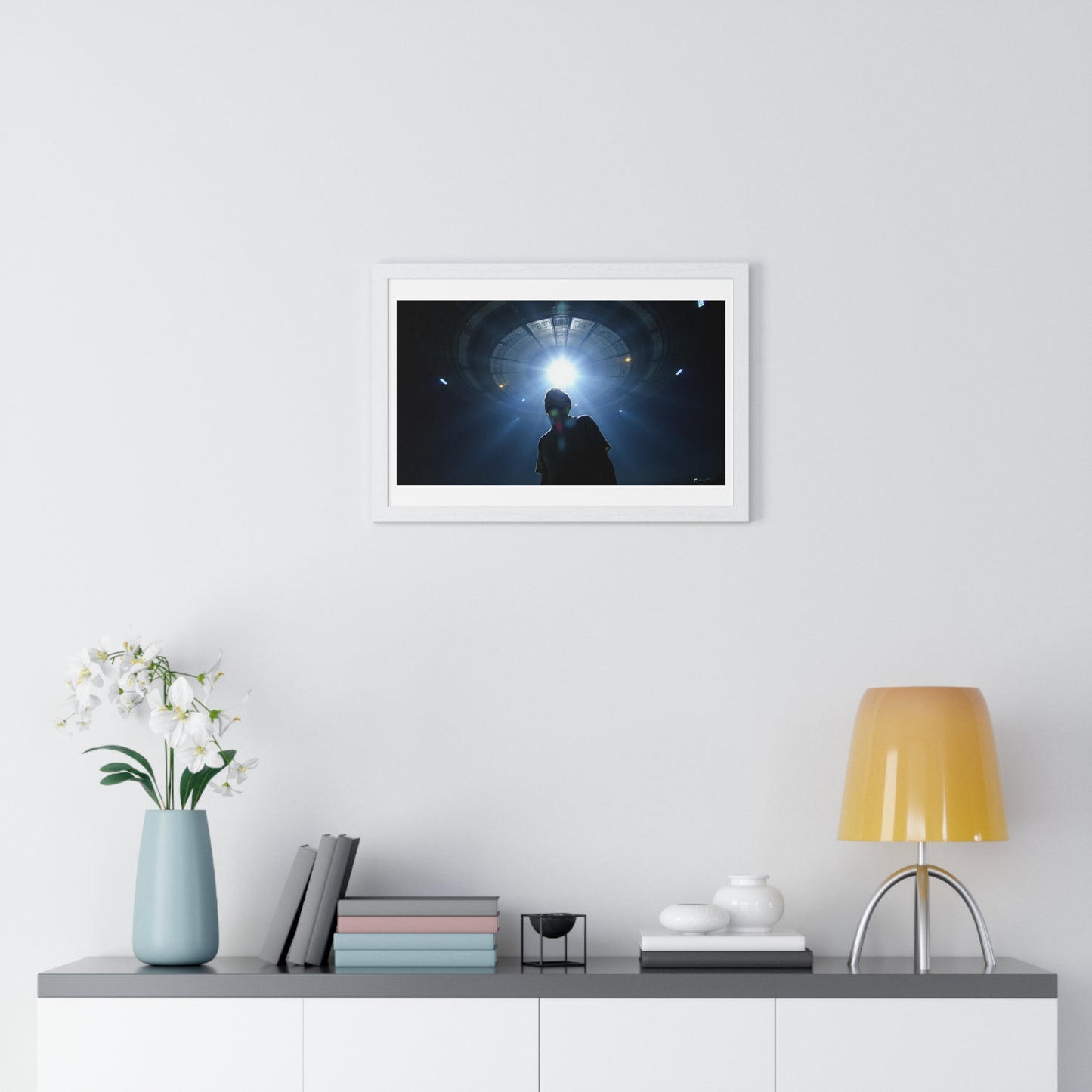 Last Moments Before the Abduction 'Designed by AI' Framed Art Print