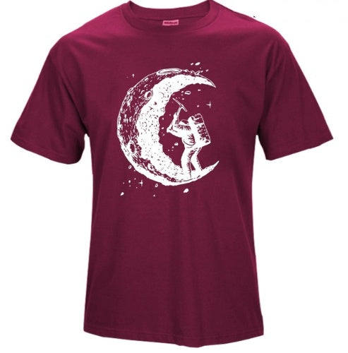 'Digging The Moon' Print T-Shirt