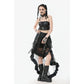 Dark in Love Ravena Buckled Faux Leather Corset Top