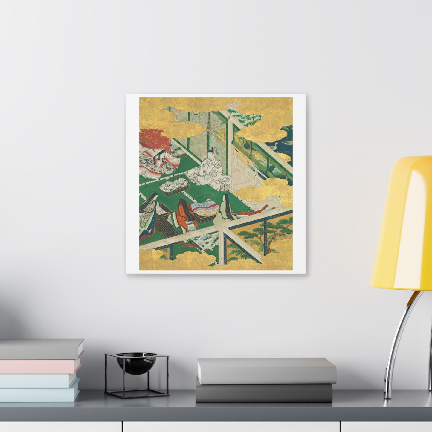 Tamakazura 'A Lovely Garland' from The Tale of Genji by Tosa Mitsuyoshi, Japanese Calligraphy, Canvas Art Print