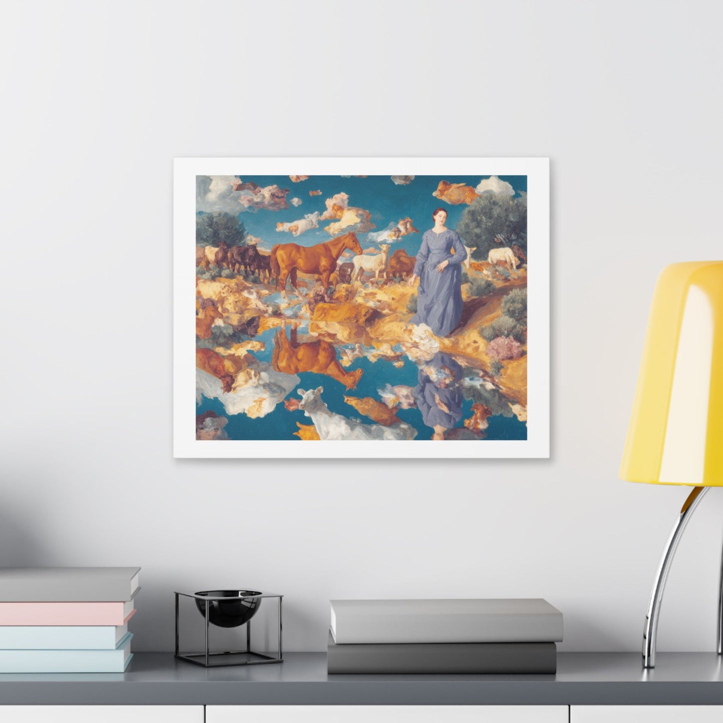 How the West Was Won VII 'Designed by AI' Canvas Art Print