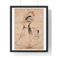 Mother and Child (1900) Ink and Opaque Watercolour by Bagta from the Original, Framed Art Print