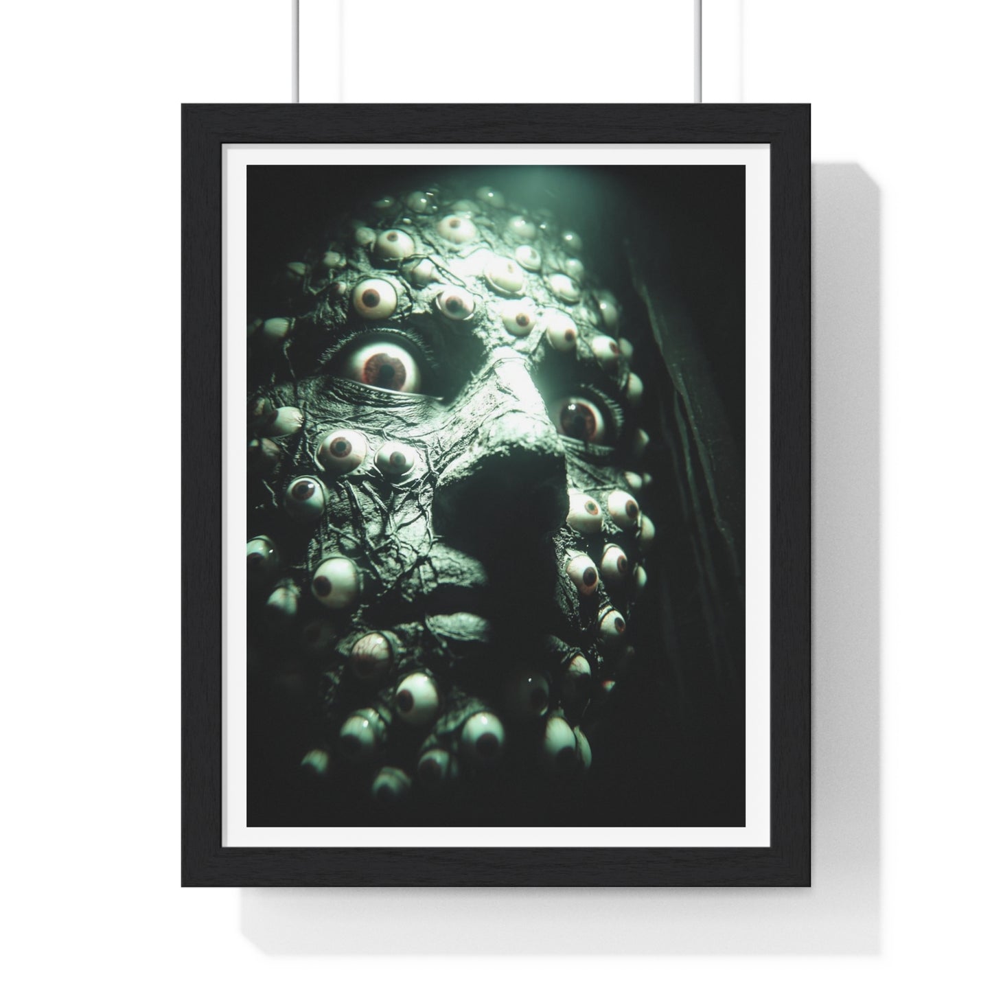 Reality is in the Eye of the Beholder, Photorealistic Art 'Designed by AI' Framed Print