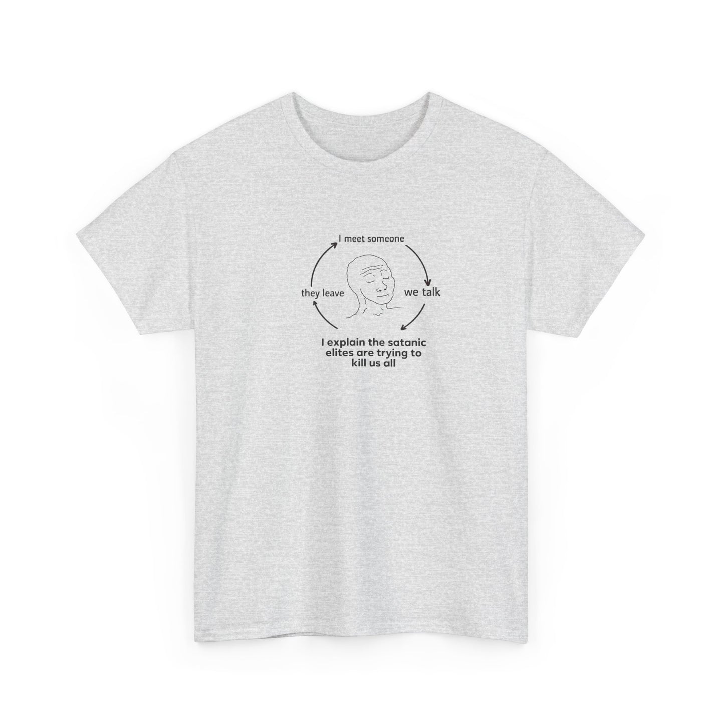 Satanic Elites, Global Conspiracy Funny T-Shirt