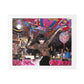 Psychedelic Japan VI Abstract Art 'Designed by 'AI Canvas Art Print