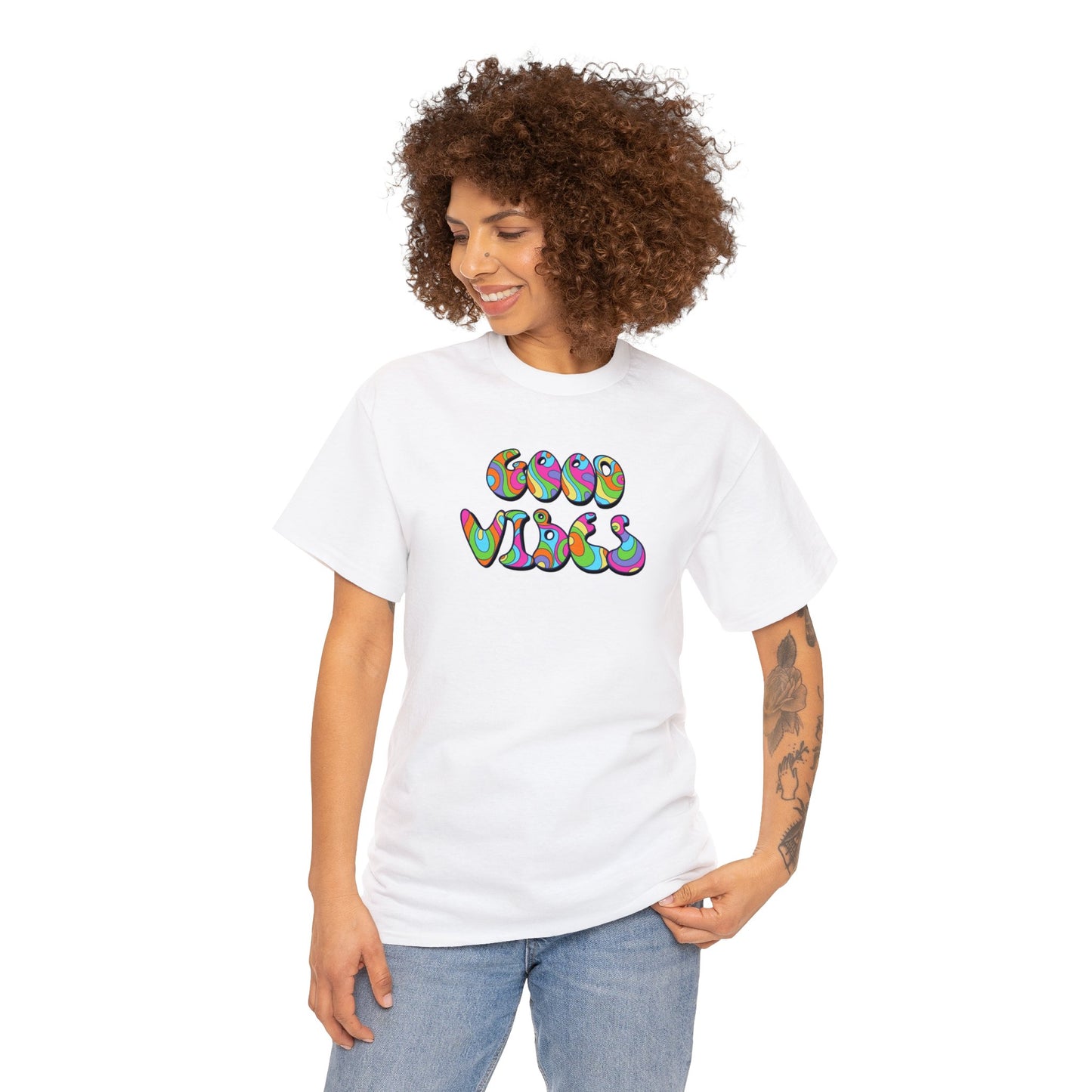 Good Vibes Abstract Psychedelic T-Shirt