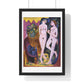 Two Nudes in a Room (1914) by Ernst Ludwig Kirchner, from the Original, Framed Art Print