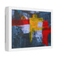 Bold Abstract Palette Knife Painting, Canvas Art Print