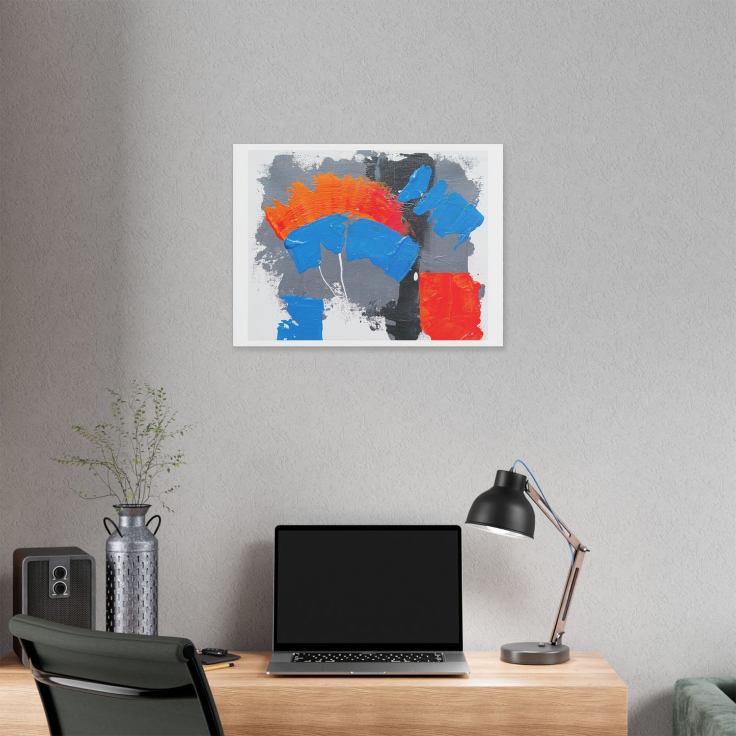 Bold Abstract Palette Knife Painting II, Canvas Art Print