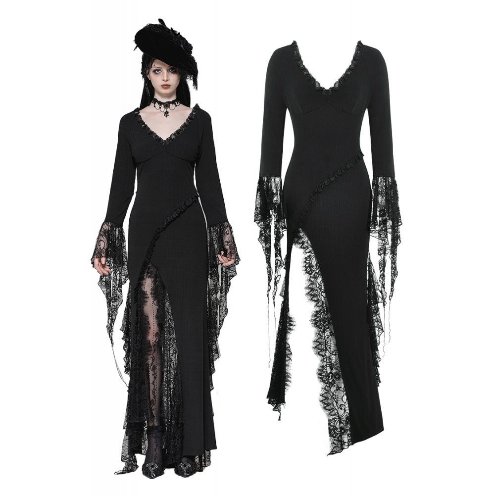 Dark in Love Pandora Witchy Asymmetrical Long Dress