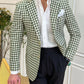 Men's British-Style Blazer, Plaid and Tartan