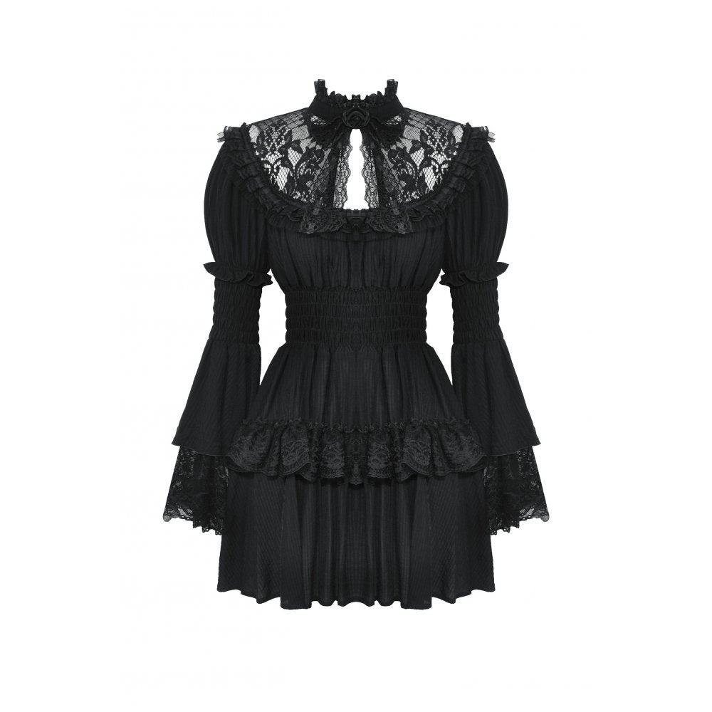 Dark in Love Arya Gothic Lace Doll Dress