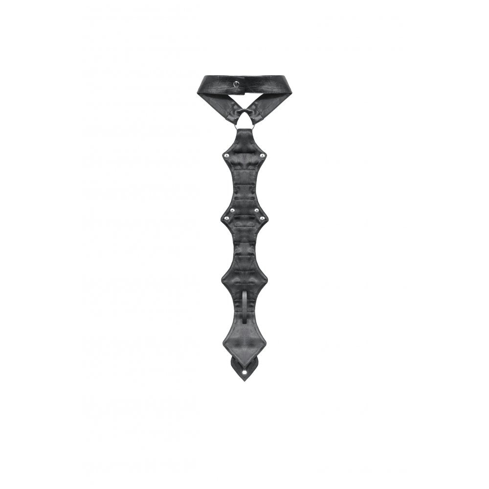 Dark in Love Kaia Skeleton Punk Leather Bow Tie