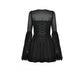 Dark in Love Greta Dark Mystique Gothic Lace-Up Mesh Dress