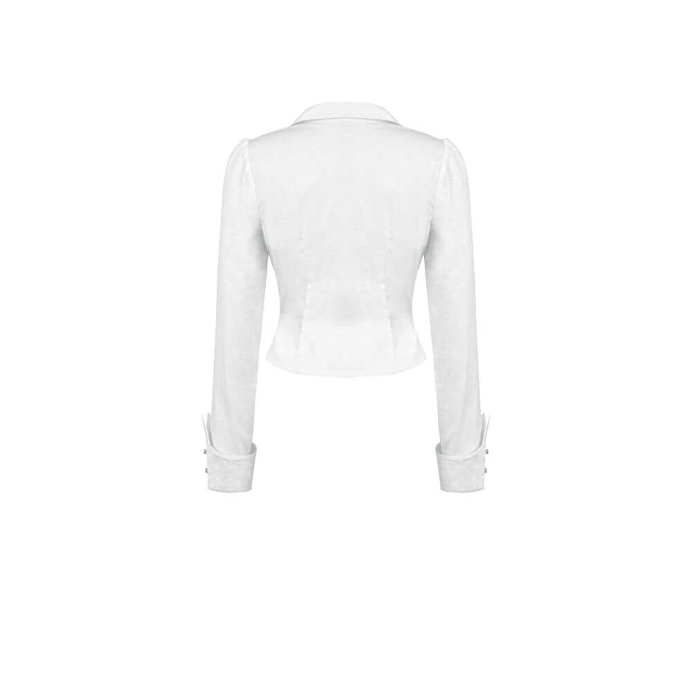 Dark in Love Queeny Gothic Demon White Shirt