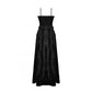 Dark in Love Fia Romantic Gothic Hollow Waist Maxi Dress