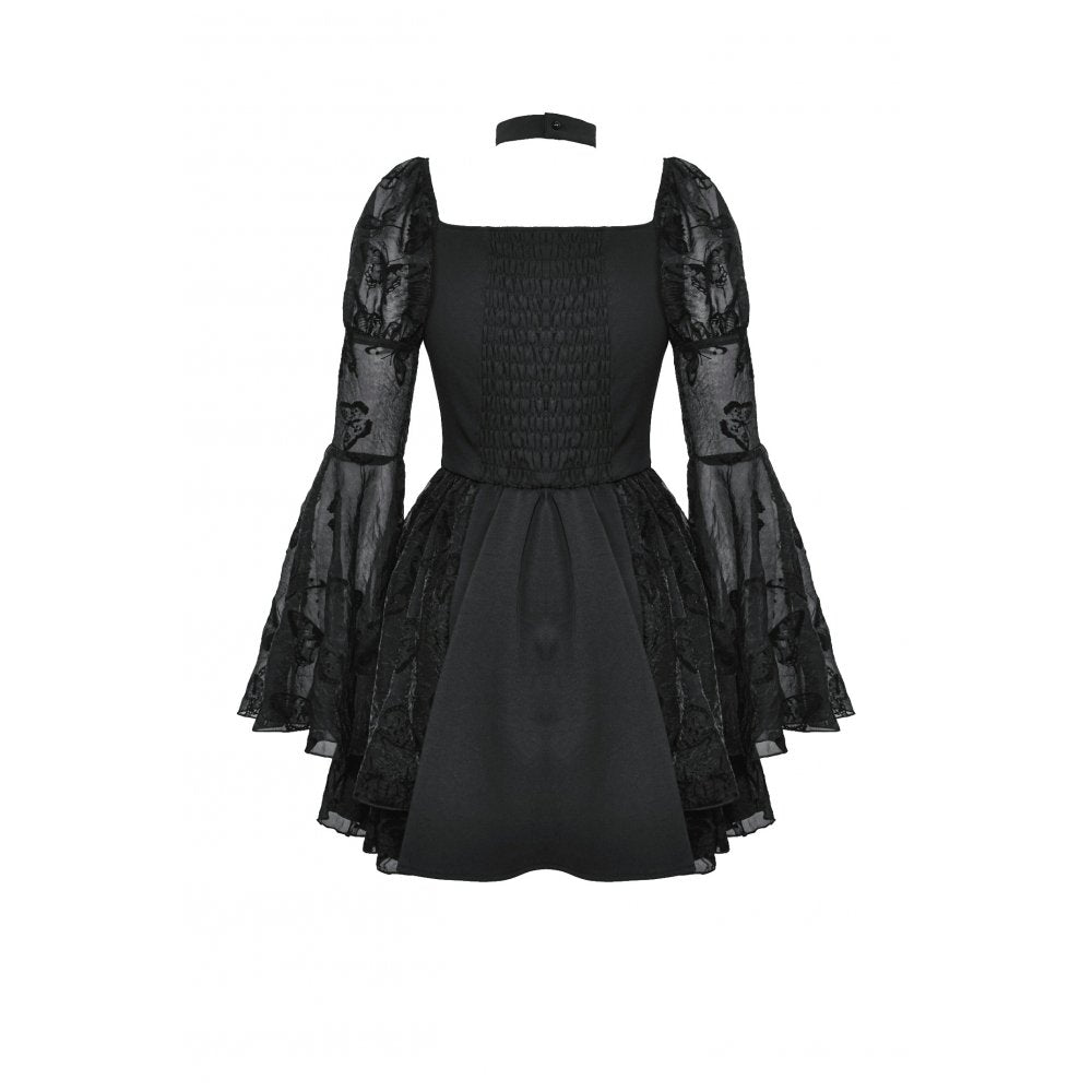 Dark in Love Blanche Butterfly Big-Sleeves Dress