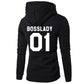 The Boss and The Real Boss Couple's Hoodies, His and Hers Gift