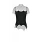 Dark in Love Dark Punk Mesh Chain Layered Top