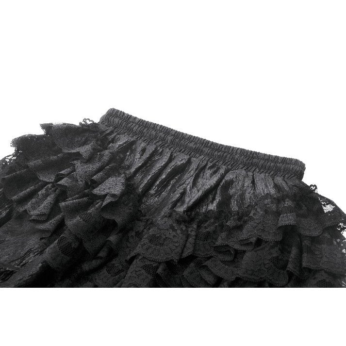 Dark in Love Rosalie Baroque Lace-Frill Gothic Bloomers