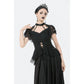 Dark in Love Ophelia Lace Corset Top in Black