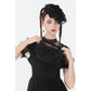 Dark In Love Victoria Black Lace Bow Mini Handbag