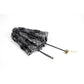 Dark in Love Belladonna Embroidered Folding Parasol in Black