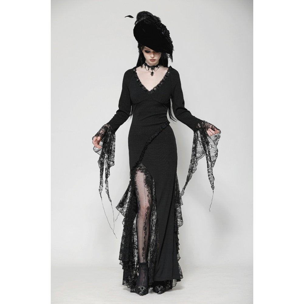 Dark in Love Pandora Witchy Asymmetrical Long Dress