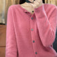 Merino Wool Women's Fashion Cardigan, Candy Colours