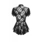 Dark in Love Ophelia Lace Corset Top in Black