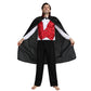 Dracula Halloween Vampire Stage Show, Unisex Fancy Dress Costume