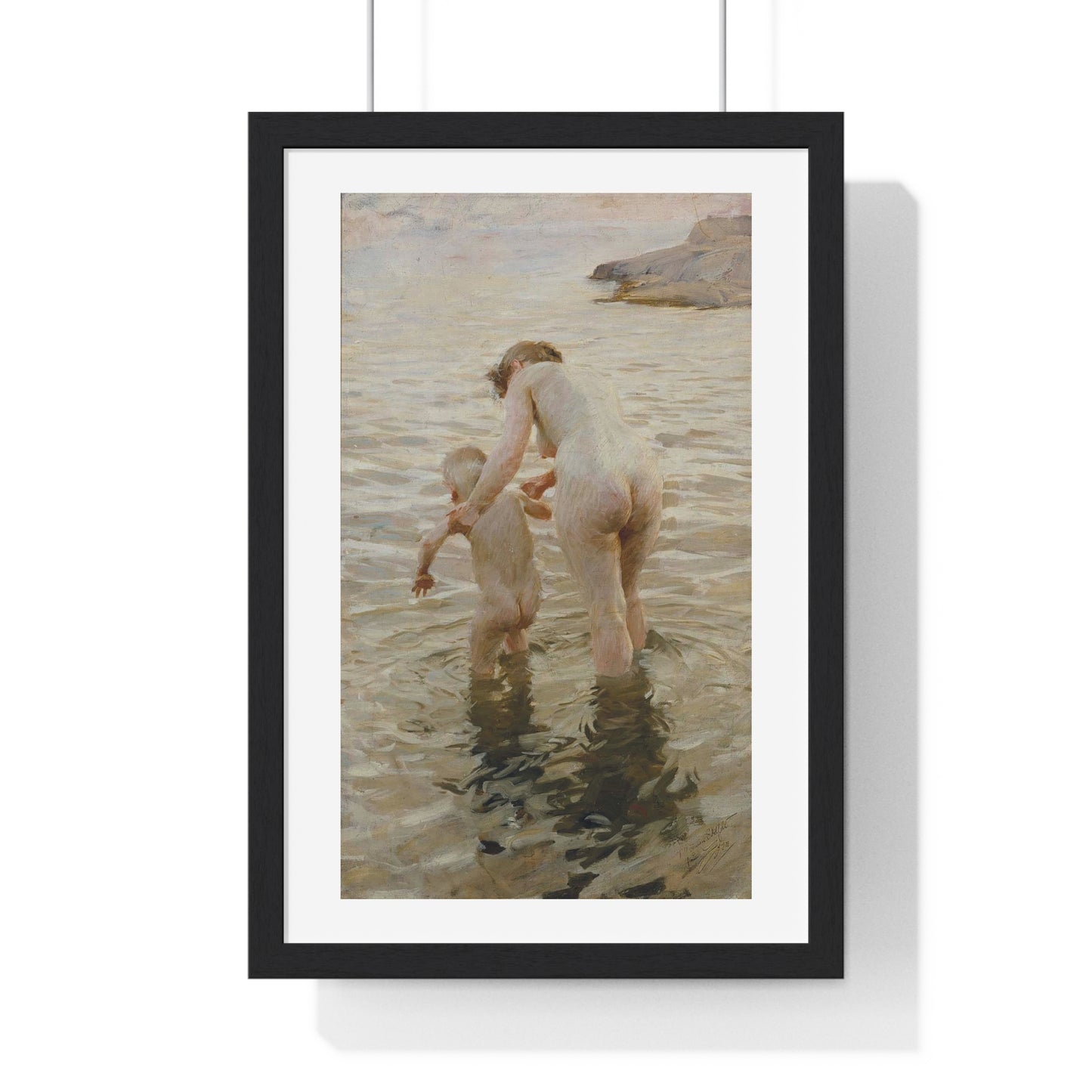 The First Time (1888) by Anders Zorn, from the Original, Framed Art Print