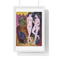 Two Nudes in a Room (1914) by Ernst Ludwig Kirchner, from the Original, Framed Art Print