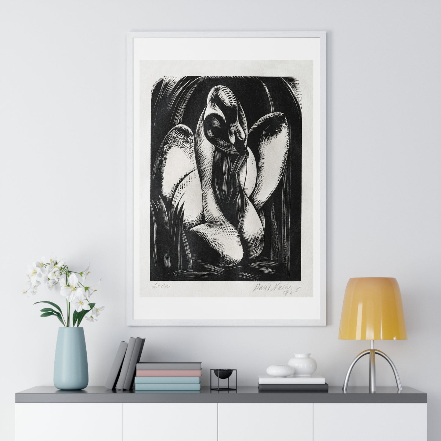 Leda (1925) by Paul Nash, from the Original, Framed Art Print