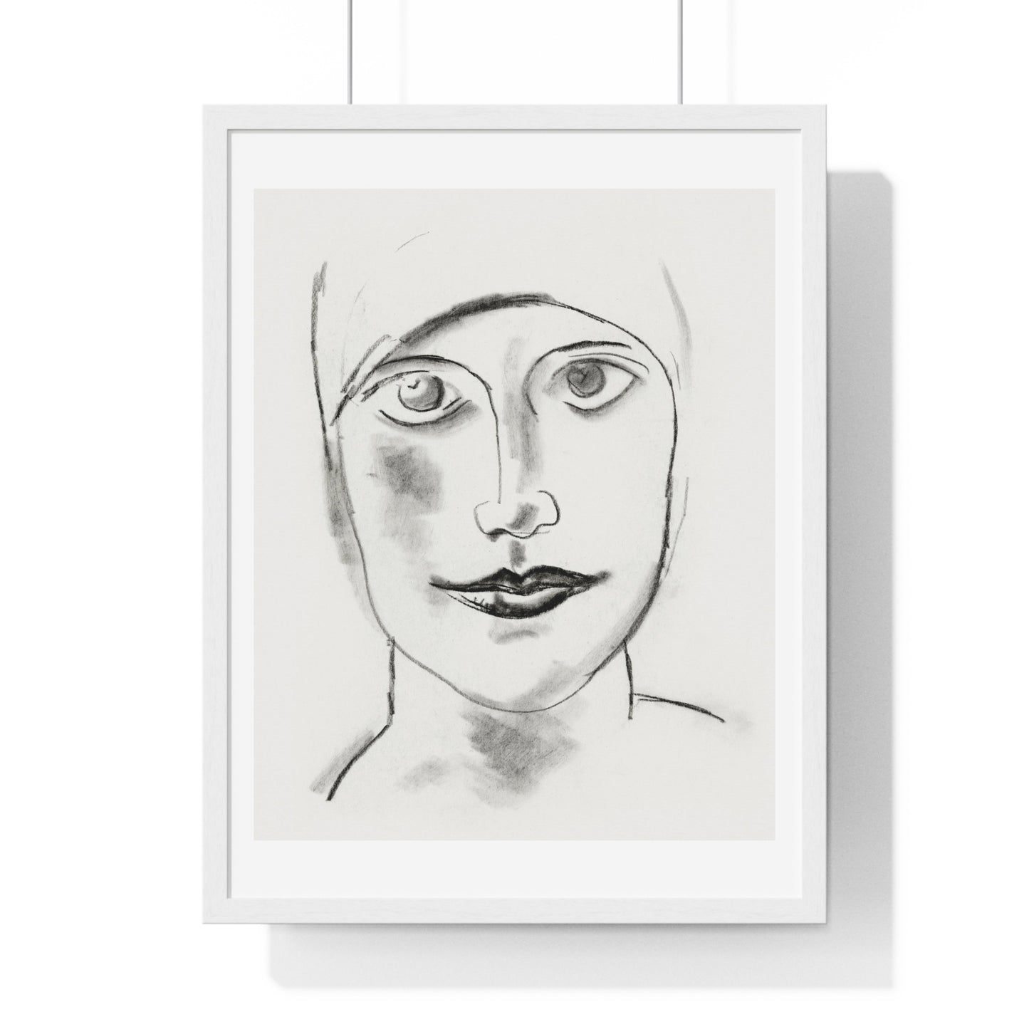 Woman's Head (circa 1927) by Leo Gestel, from the Original, Framed Art Print