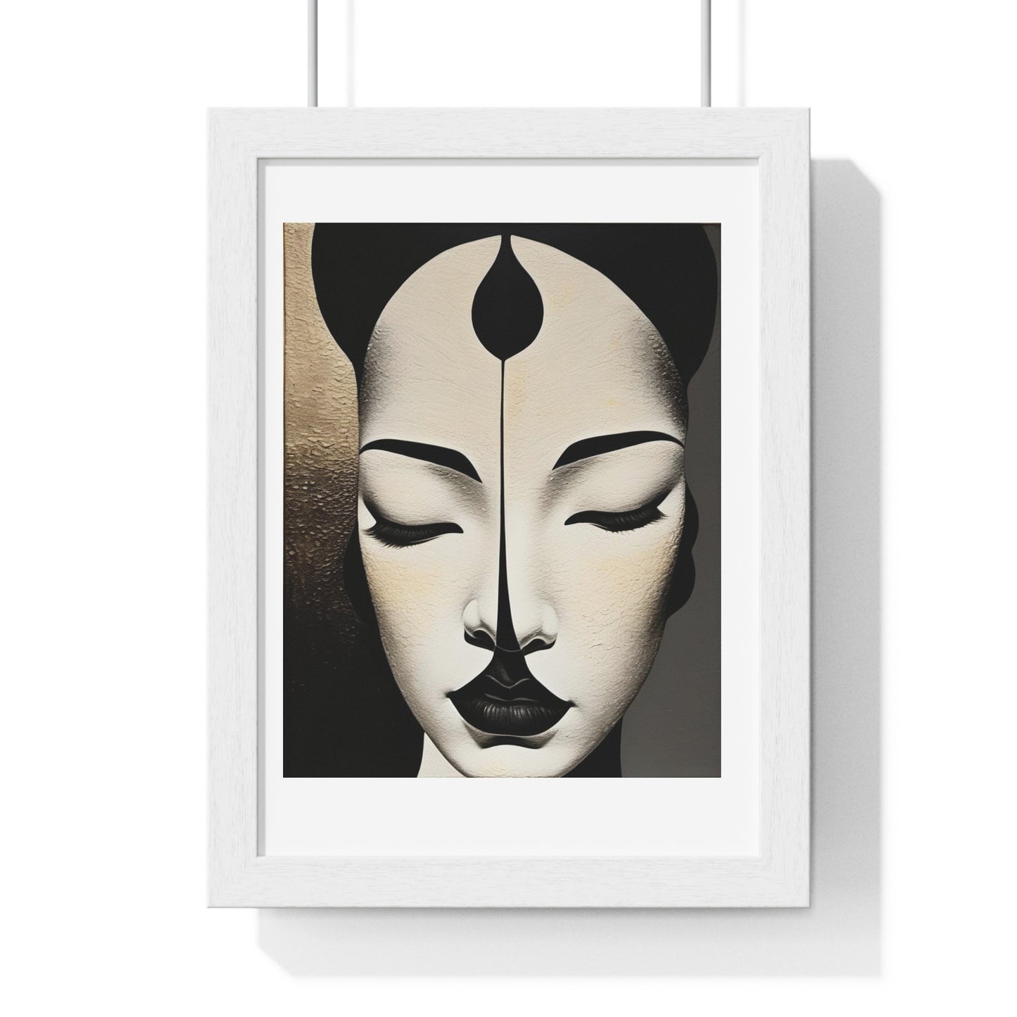 Contemplation 'Designed by AI' Framed Art Print