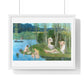 Summer (1891) by Pierre Puvis de Chavannes, from the Original, Framed Art Print