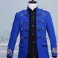 Vintage Elizabethan Inspired Men's Military Blazer