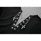 Dark in Love Dark Punk Mesh Chain Layered Top