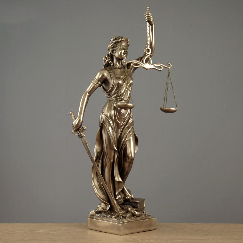 Scales of Justice, Lady Justice Sculpture Decoration