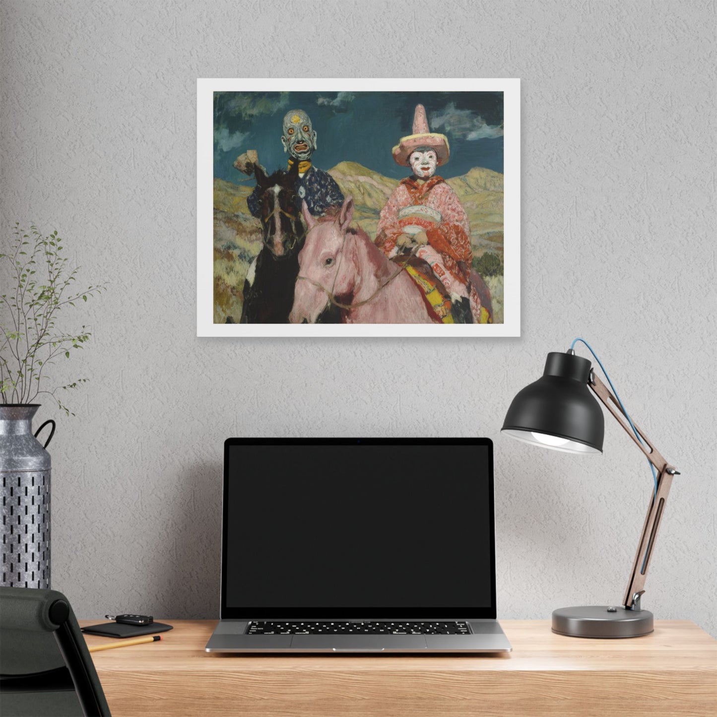 How the West Was Won III 'Designed by AI' Canvas Art Print