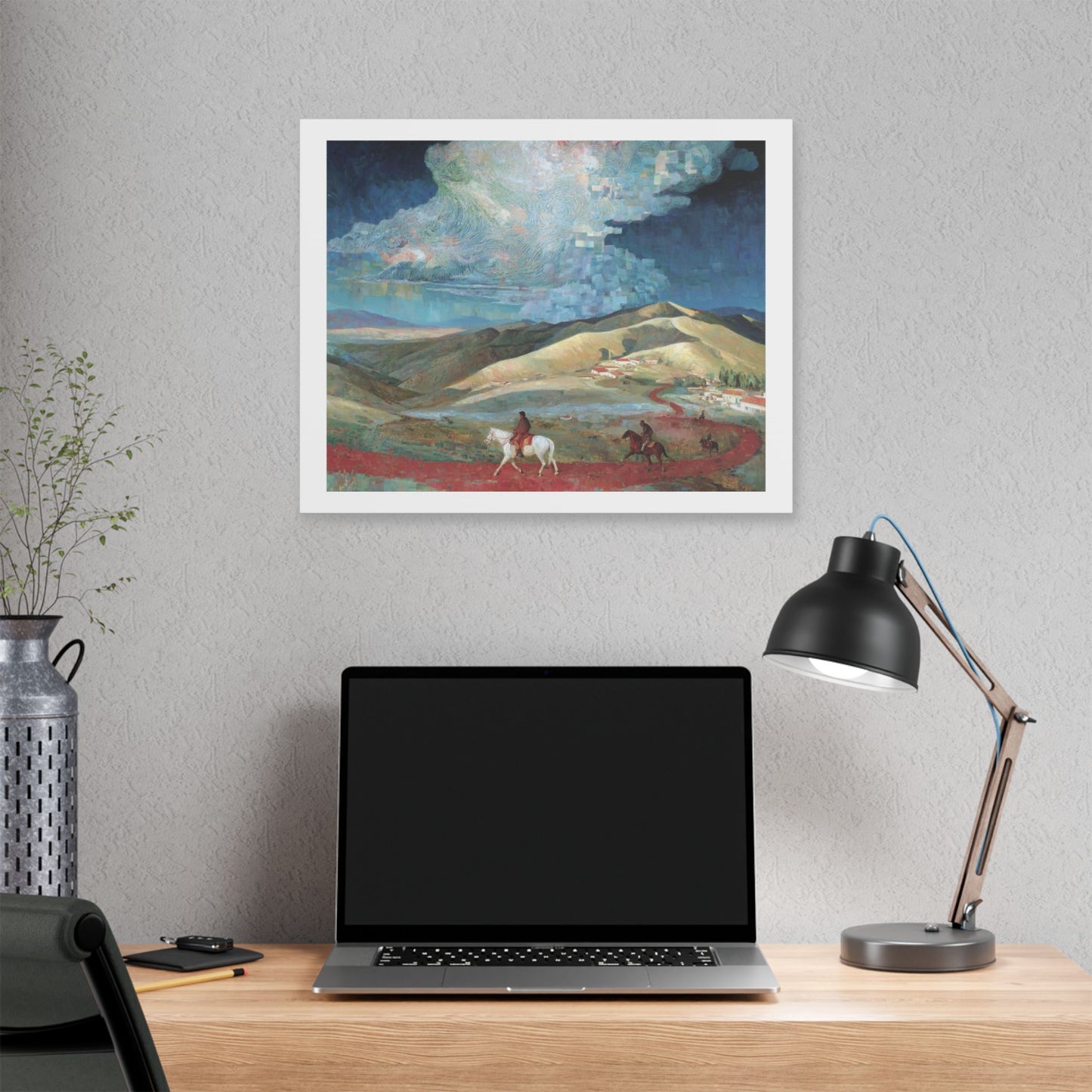 How the West Was Won II 'Designed by AI' Canvas Art Print