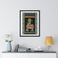 Bodhisattva and Two Gods, Vintage Japanese Painting by George Ashdown Audsley, from the Original, Framed Print