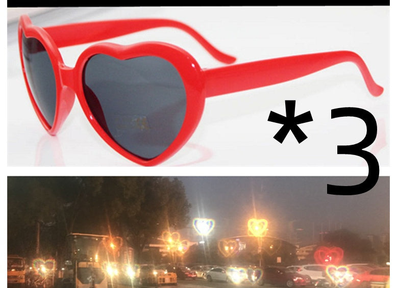 Night Lights 'Love' Special Effects Sunglasses