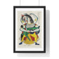 The Avatar Narasimha (1870) Vintage Hindu Deity Illustration, from the Original, Framed Print