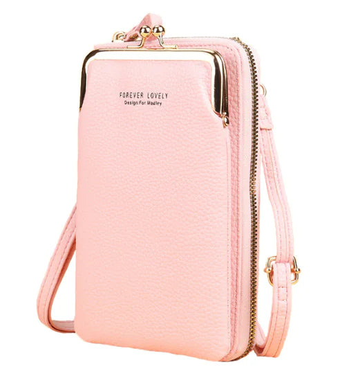 Forever Lovely Smart Phone Bag Purse with Shoulder Strap, Multi Colours