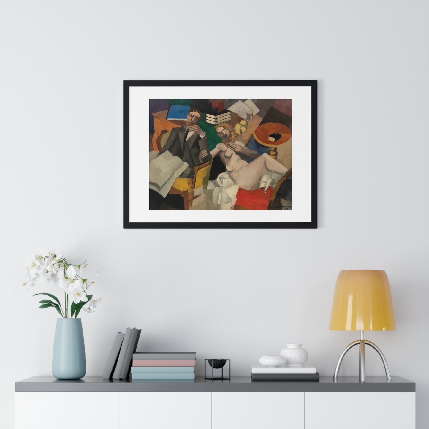 Married Life 'La Vie Conjugale' (1913) by Roger de La Fresnaye, from the Original, Framed Art Print