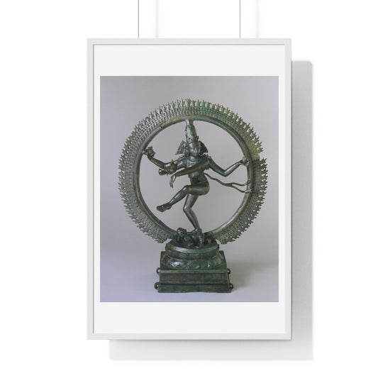 Shiva, King of Dancers, Performing the Dance of Cosmic Bliss, from the Original, Framed Art Print