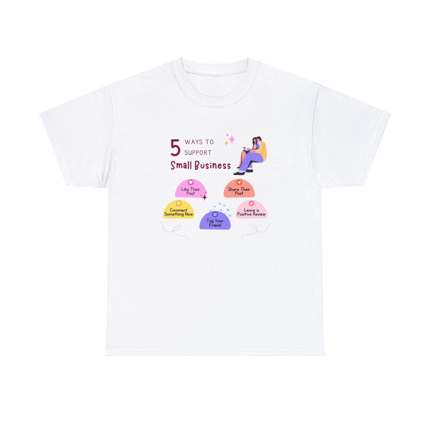 Five Ways to Support Small Businesses Cotton T-Shirt